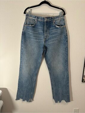 Free People Jeans, Raw Hem, Crop, 28 NWOT